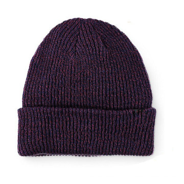 Plain Striped Blank Beanie 100 Acrylic